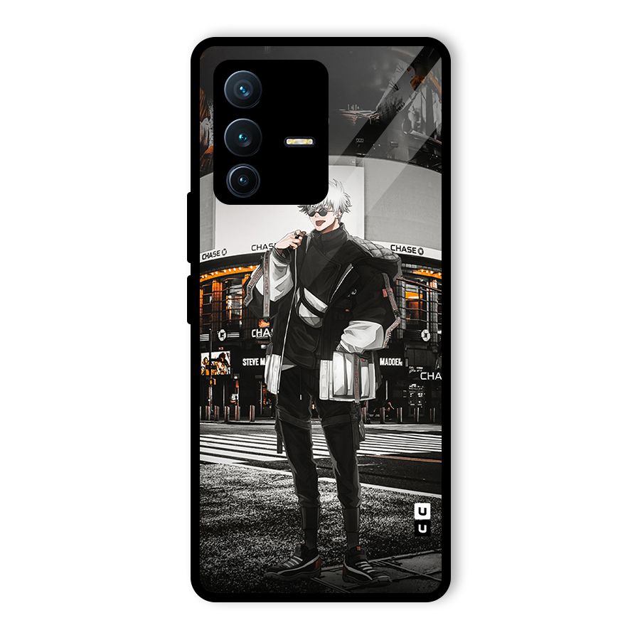 Gojo Shopping Glass Back Case for Vivo V23 Pro