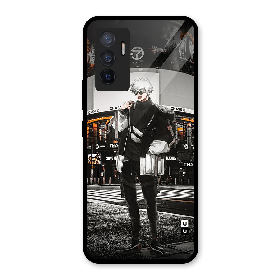 Gojo Shopping Glass Back Case for Vivo V23e