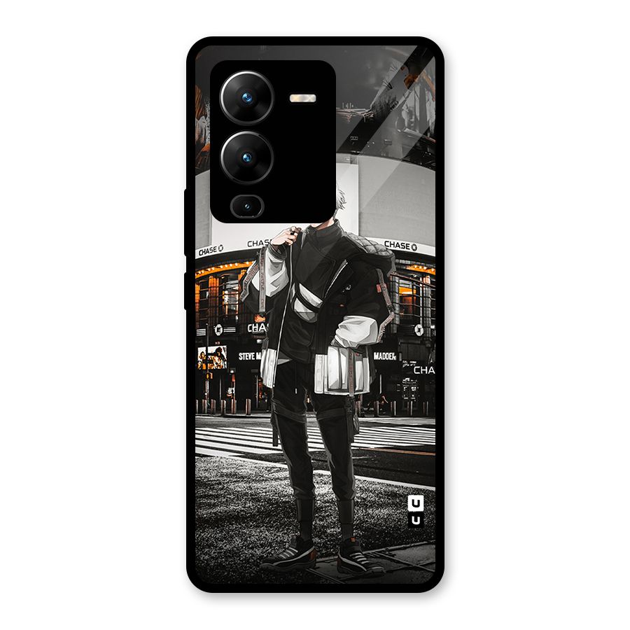 Gojo Shopping Glass Back Case for Vivo V25 Pro