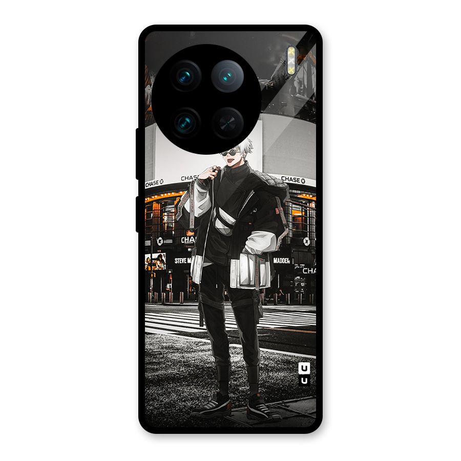 Gojo Shopping Glass Back Case for Vivo X90 Pro