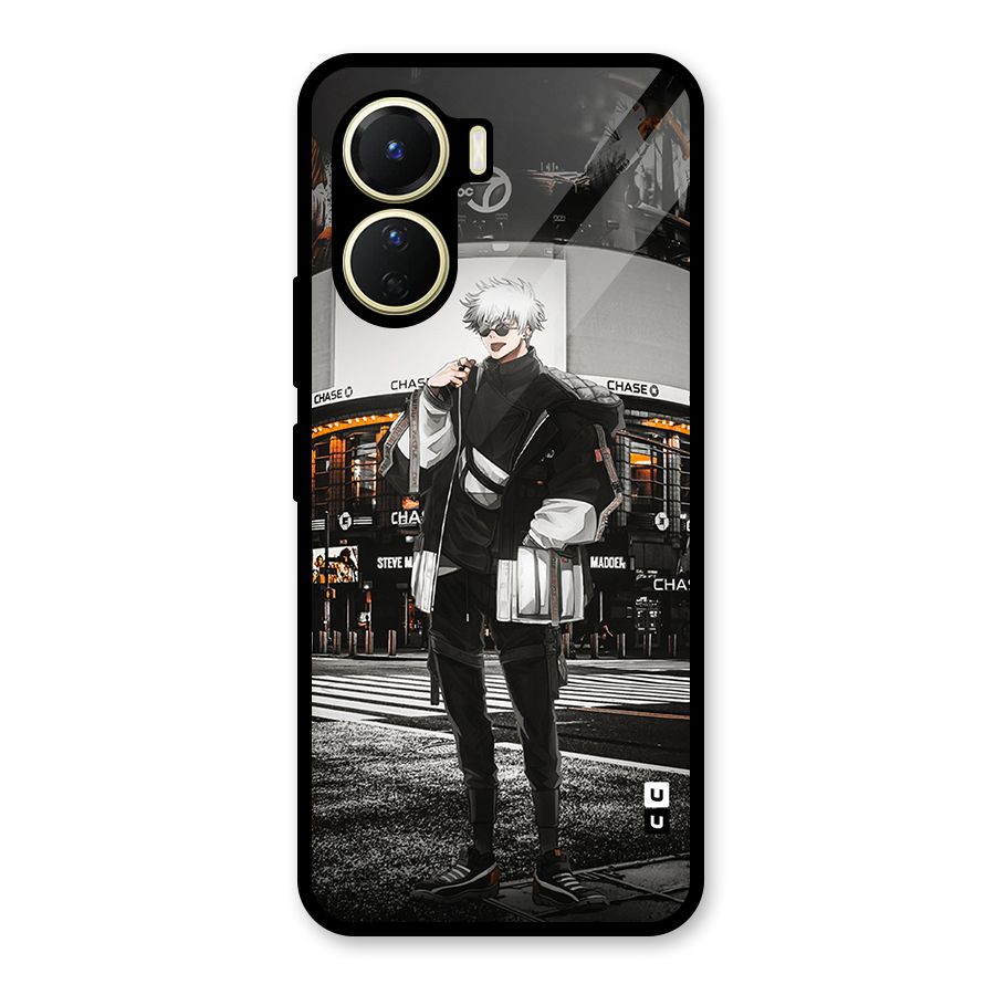 Gojo Shopping Glass Back Case for Vivo Y16
