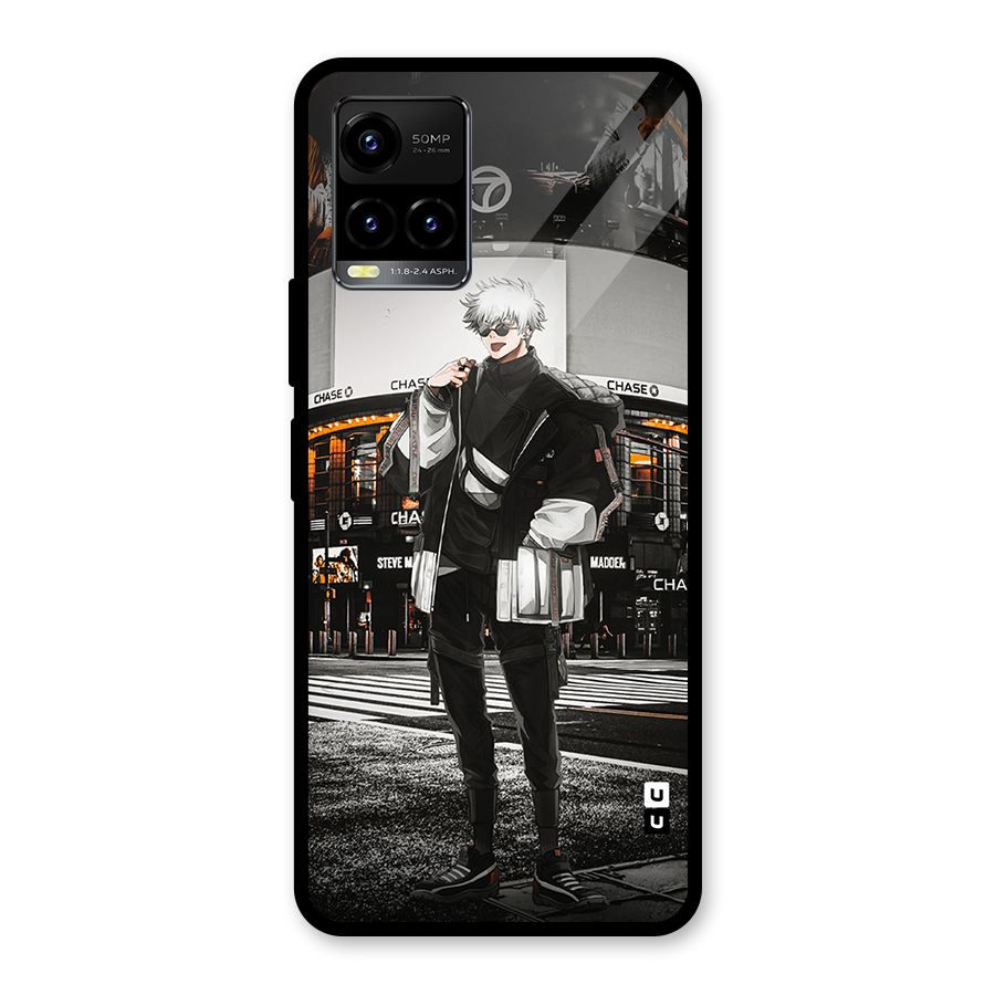 Gojo Shopping Glass Back Case for Vivo Y21T