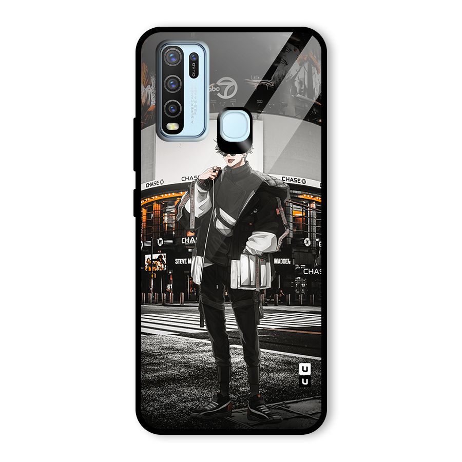 Gojo Shopping Glass Back Case for Vivo Y30