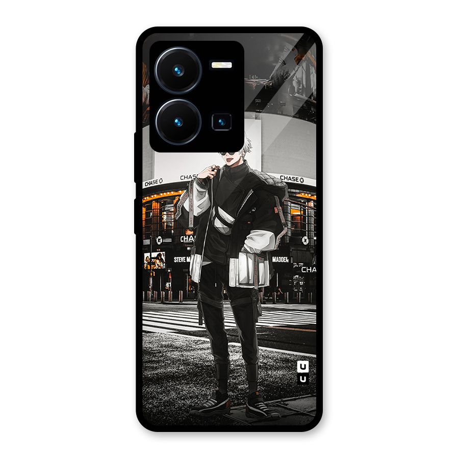 Gojo Shopping Glass Back Case for Vivo Y35
