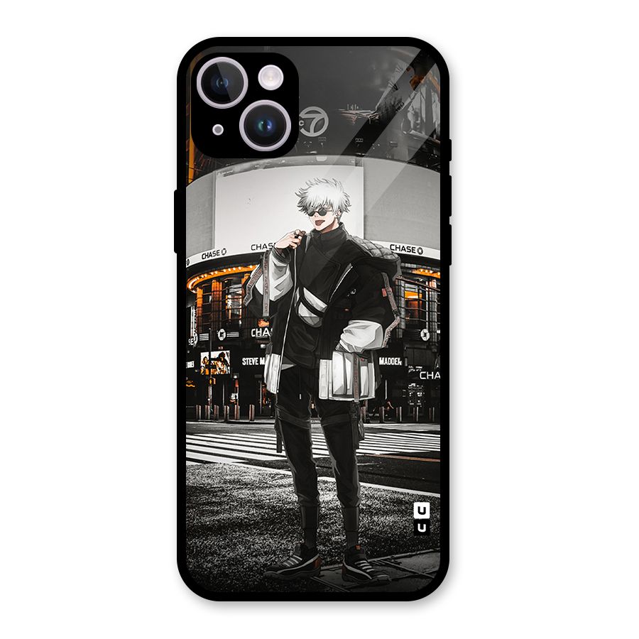 Gojo Shopping Glass Back Case for iPhone 14 Plus