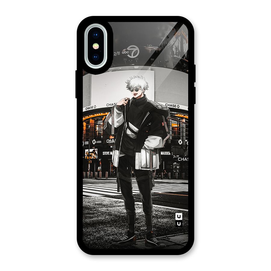 Gojo Shopping Glass Back Case for iPhone XS