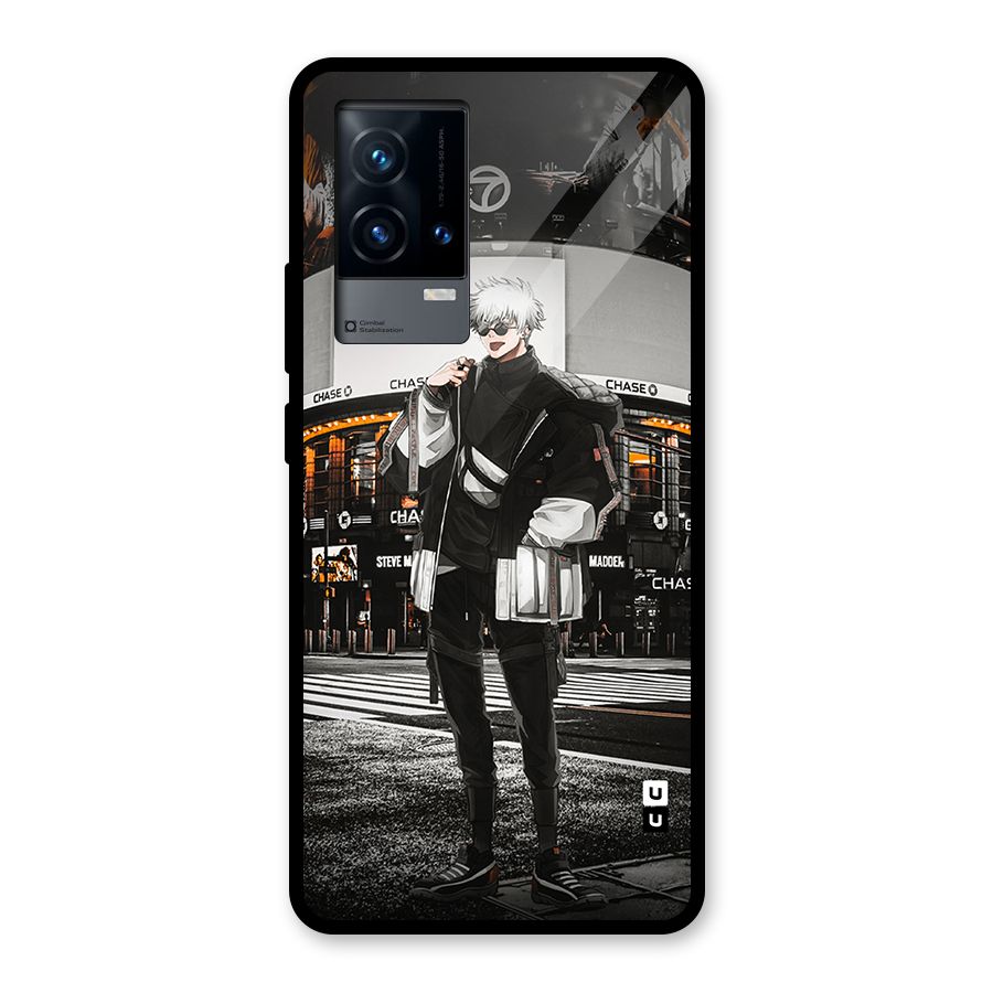 Gojo Shopping Glass Back Case for iQOO 9 5G
