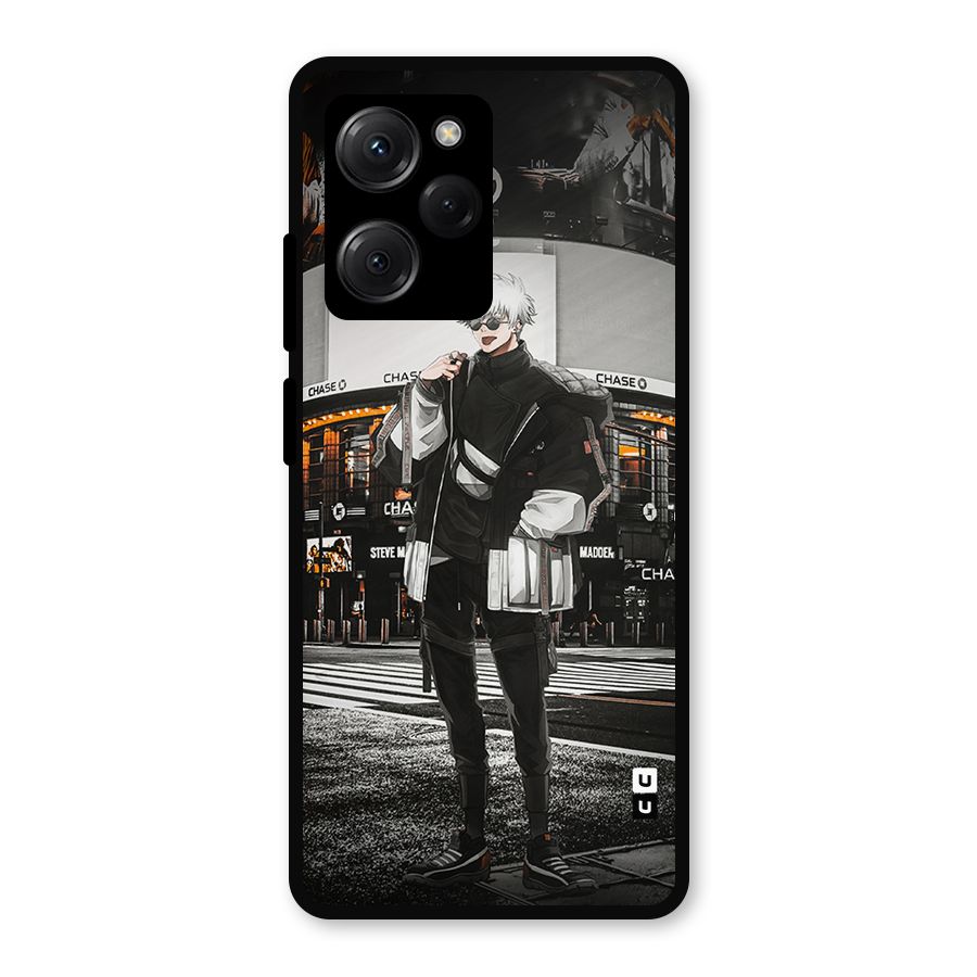 Gojo Shopping Metal Back Case for Poco X5 Pro