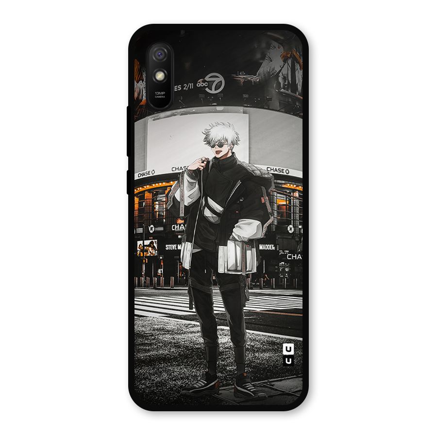 Gojo Shopping Metal Back Case for Redmi 9i