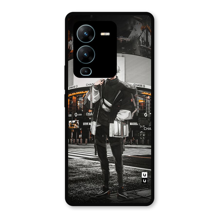Gojo Shopping Metal Back Case for Vivo V25 Pro