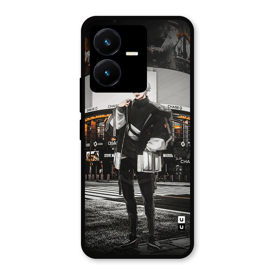 Gojo Shopping Metal Back Case for Vivo Y22