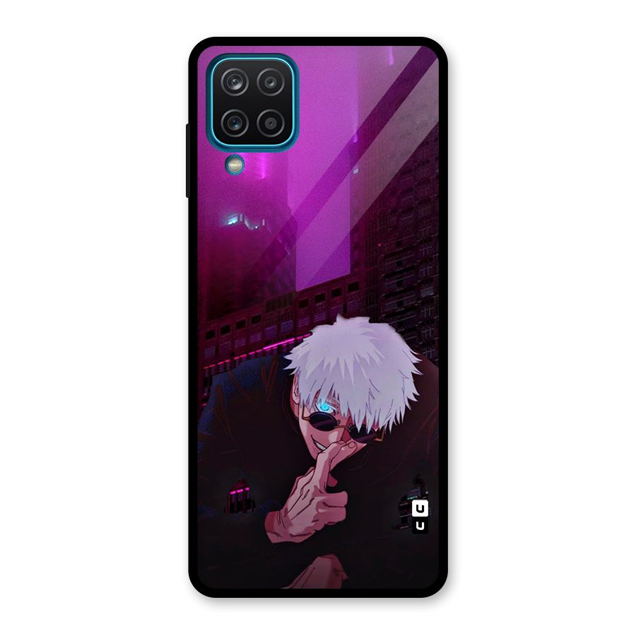 Gojo Sits Glass Back Case for Galaxy A12