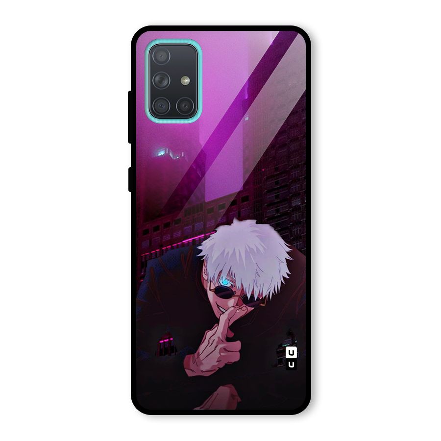 Gojo Sits Glass Back Case for Galaxy A71
