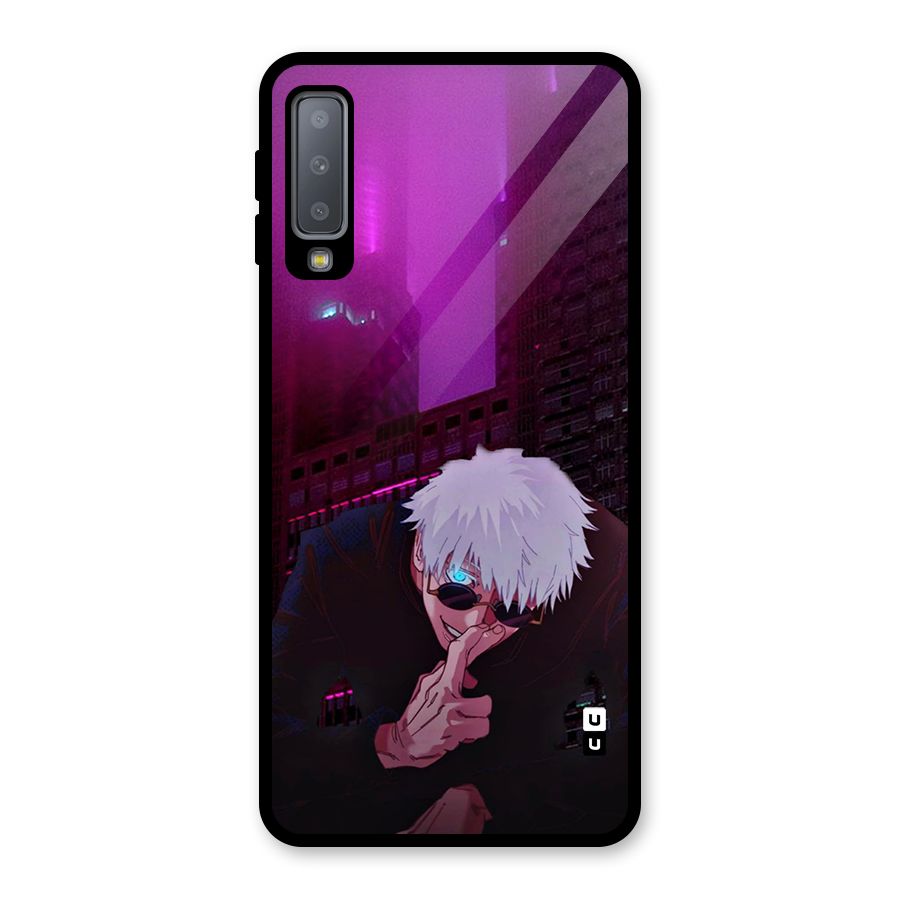 Gojo Sits Glass Back Case for Galaxy A7 (2018)