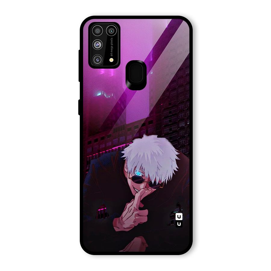 Gojo Sits Glass Back Case for Galaxy F41