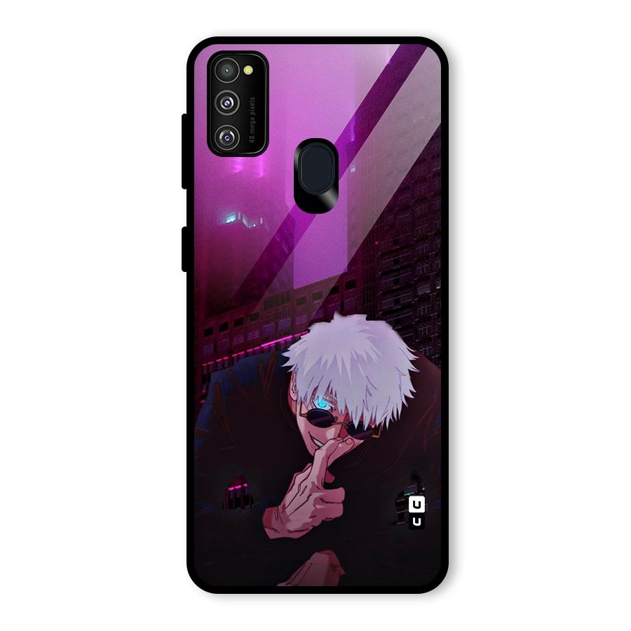 Gojo Sits Glass Back Case for Galaxy M30s