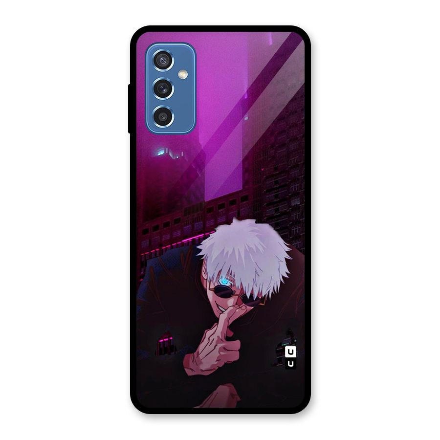 Gojo Sits Glass Back Case for Galaxy M52 5G