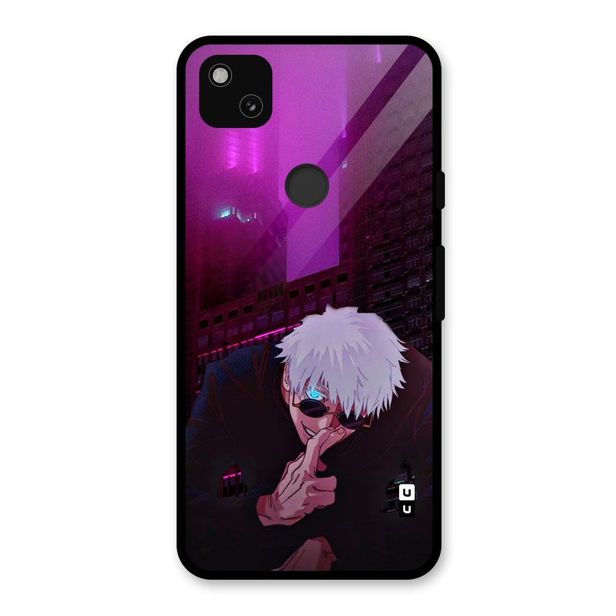 Gojo Sits Glass Back Case for Google Pixel 4a