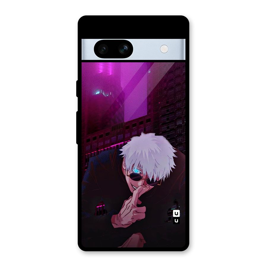 Gojo Sits Glass Back Case for Google Pixel 7a