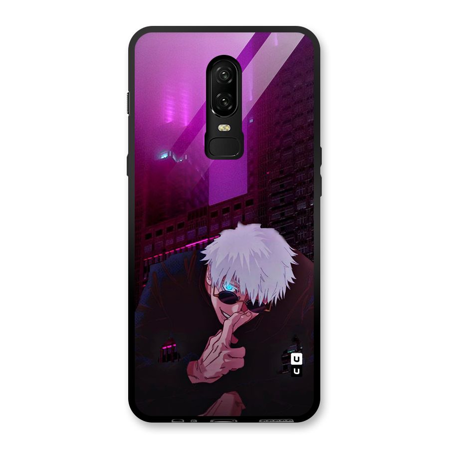 Gojo Sits Glass Back Case for OnePlus 6
