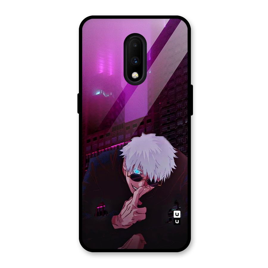 Gojo Sits Glass Back Case for OnePlus 7
