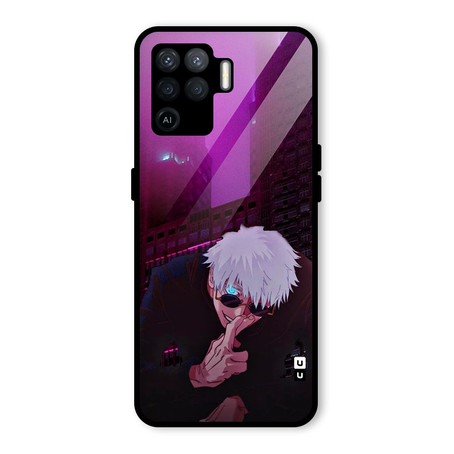 Gojo Sits Glass Back Case for Oppo F19 Pro