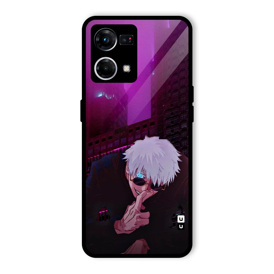 Gojo Sits Glass Back Case for Oppo F21 Pro 5G