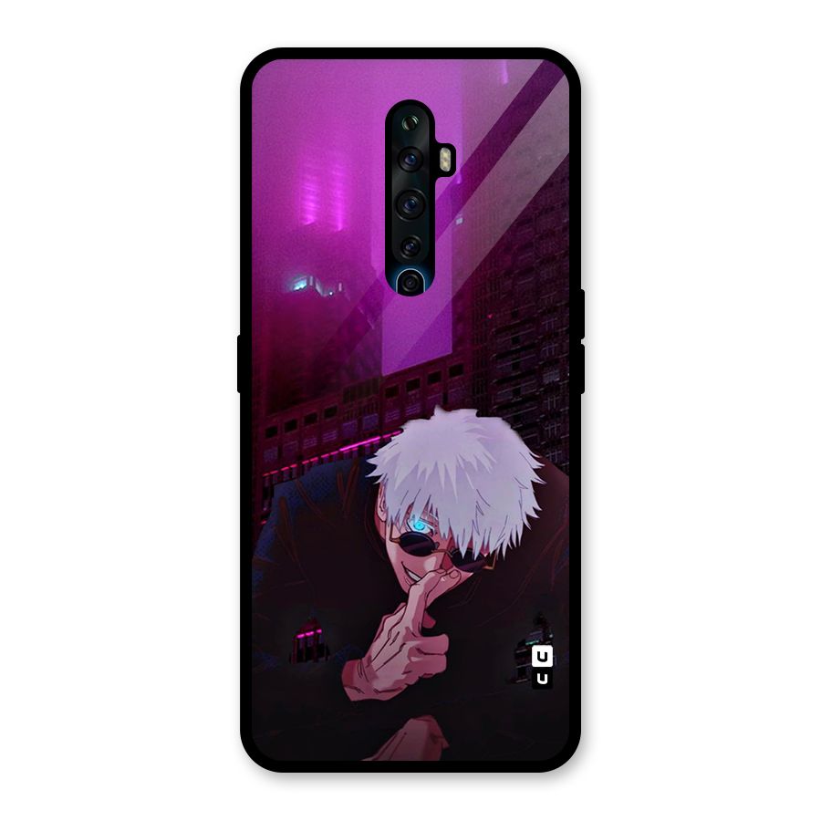 Gojo Sits Glass Back Case for Oppo Reno2 F