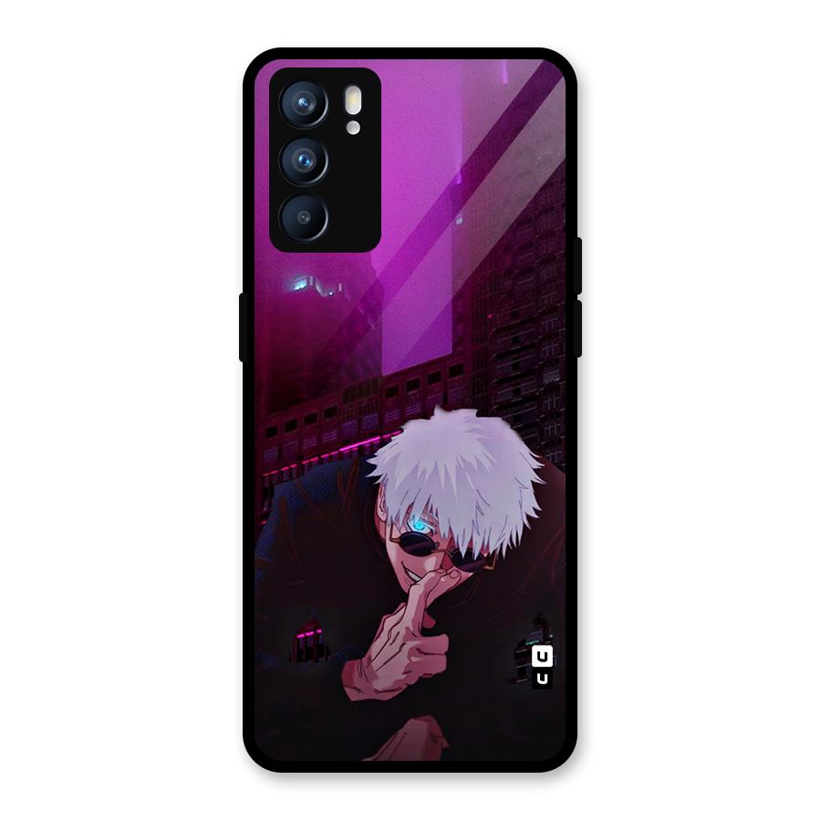 Gojo Sits Glass Back Case for Oppo Reno6 5G