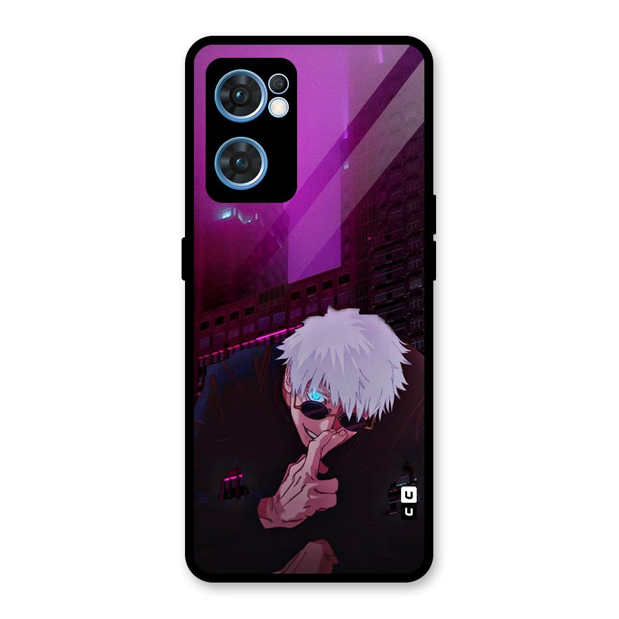 Gojo Sits Glass Back Case for Oppo Reno7 5G