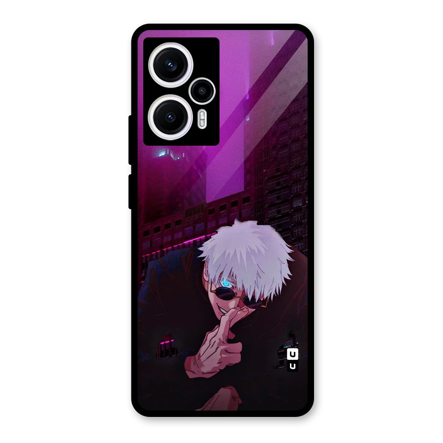 Gojo Sits Glass Back Case for Poco F5