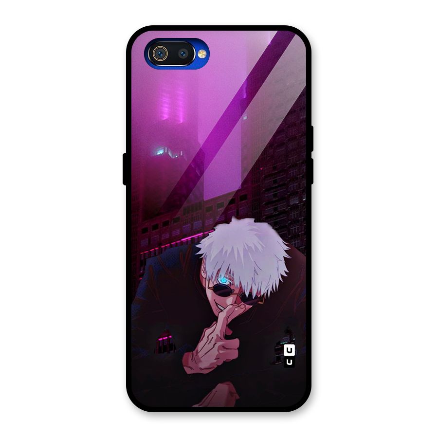 Gojo Sits Glass Back Case for Realme C2