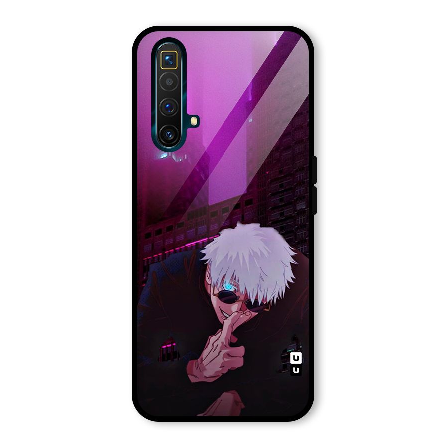 Gojo Sits Glass Back Case for Realme X3