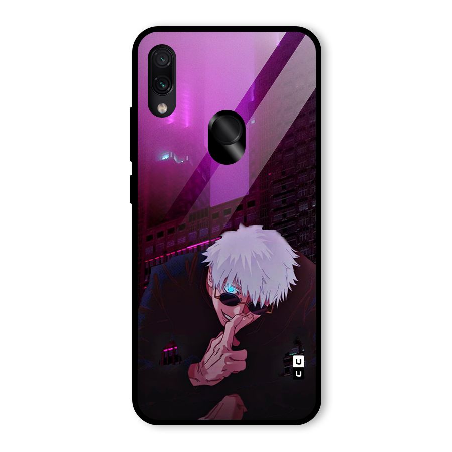 Gojo Sits Glass Back Case for Redmi Note 7 Pro