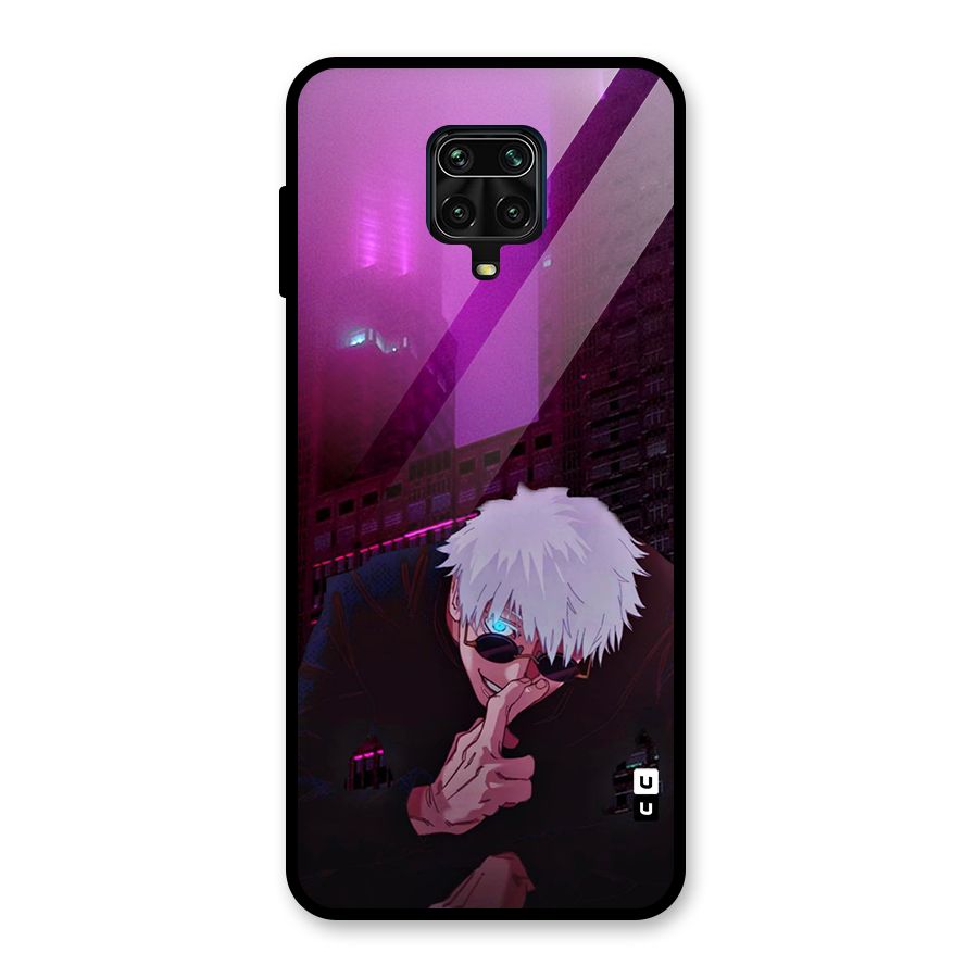 Gojo Sits Glass Back Case for Redmi Note 9 Pro