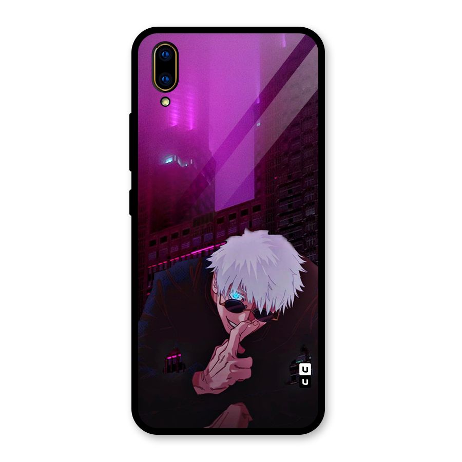 Gojo Sits Glass Back Case for Vivo V11 Pro