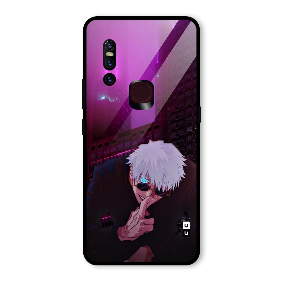 Gojo Sits Glass Back Case for Vivo V15