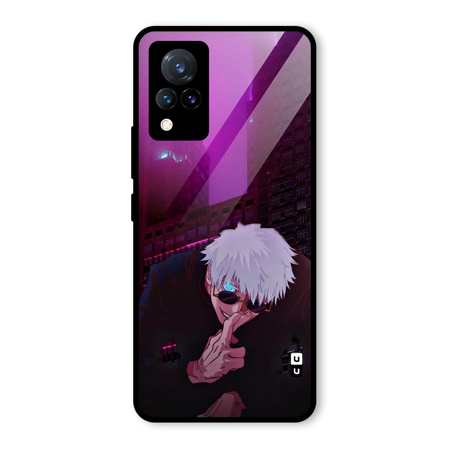 Gojo Sits Glass Back Case for Vivo V21 5G