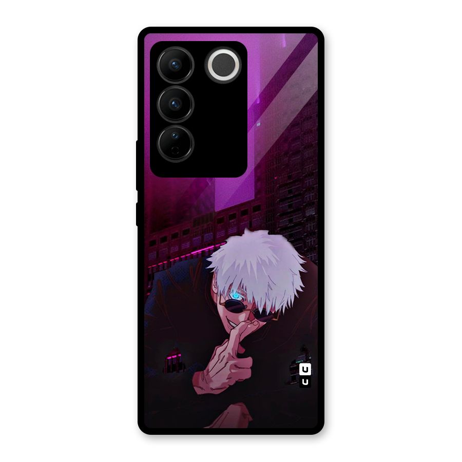 Gojo Sits Glass Back Case for Vivo V27