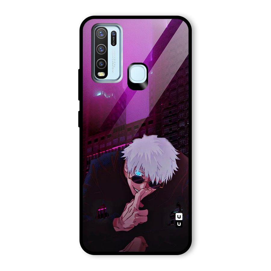 Gojo Sits Glass Back Case for Vivo Y30