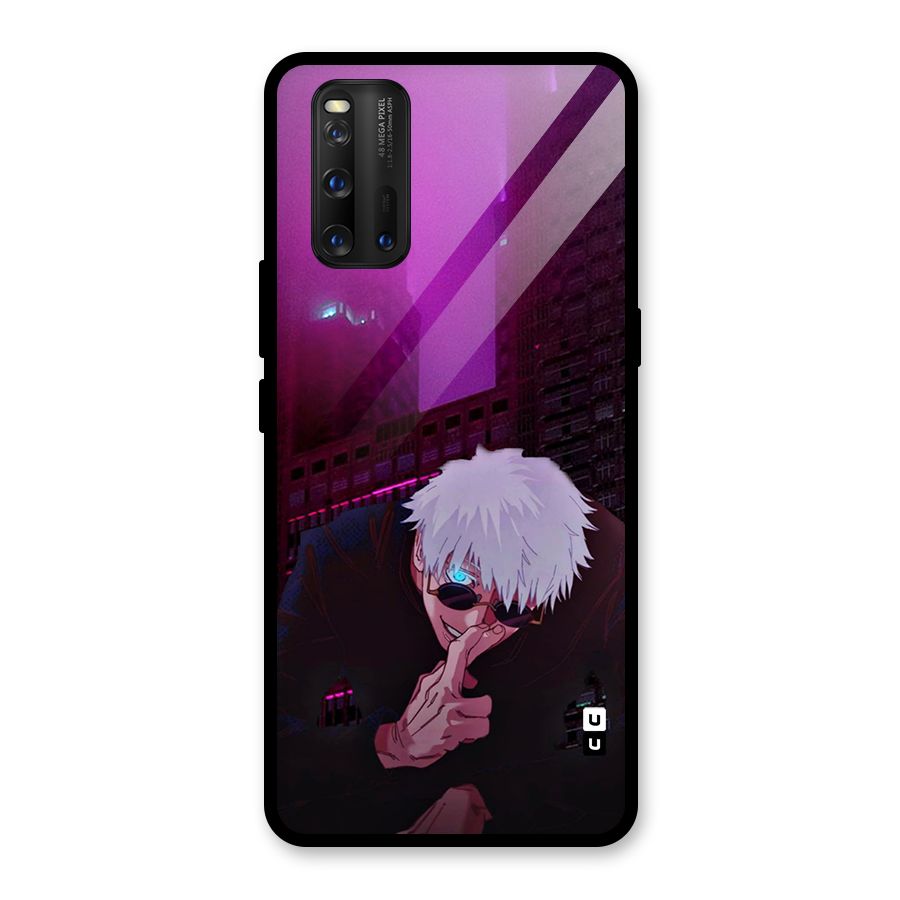 Gojo Sits Glass Back Case for Vivo iQOO 3