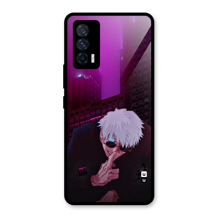 Gojo Sits Glass Back Case for Vivo iQOO 7 5G