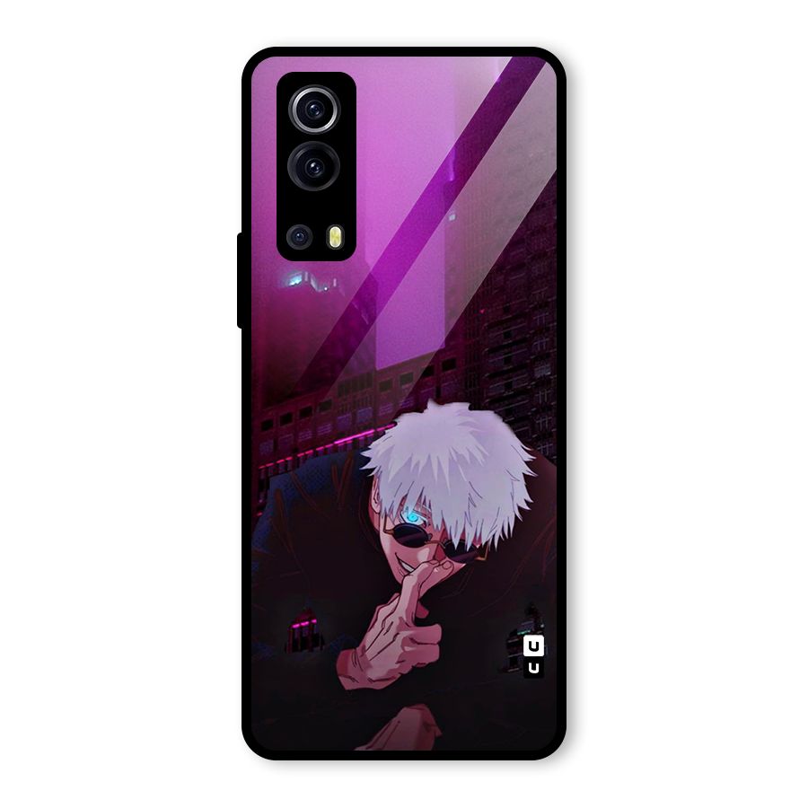 Gojo Sits Glass Back Case for Vivo iQOO Z3