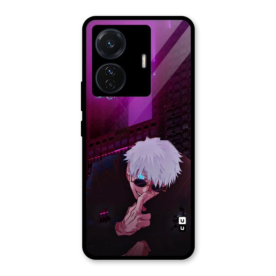 Gojo Sits Glass Back Case for Vivo iQOO Z6 Pro