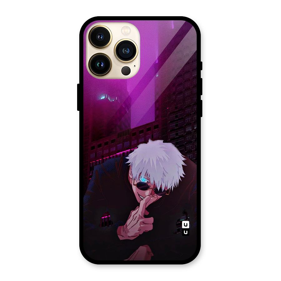 Gojo Sits Glass Back Case for iPhone 13 Pro Max