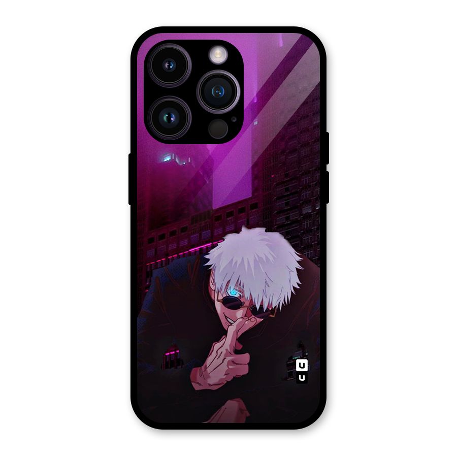 Gojo Sits Glass Back Case for iPhone 14 Pro