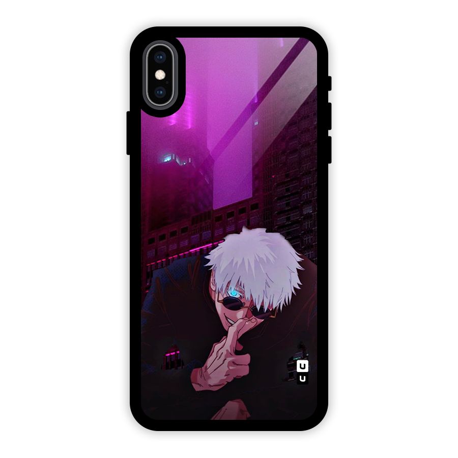 Gojo Sits Glass Back Case for iPhone XS Max