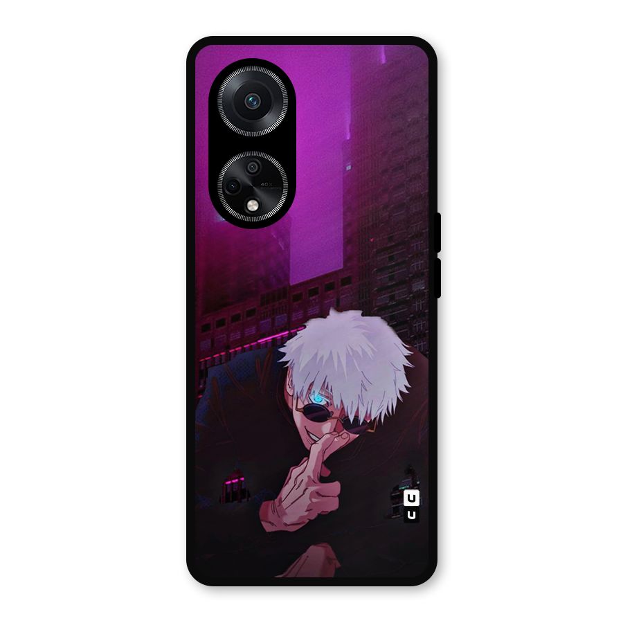Gojo Sits Metal Back Case for Oppo F23