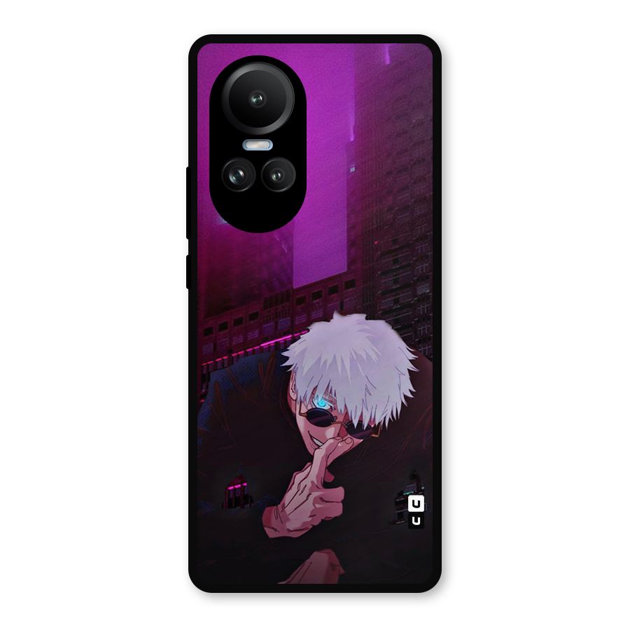 Gojo Sits Metal Back Case for Oppo Reno10 Pro