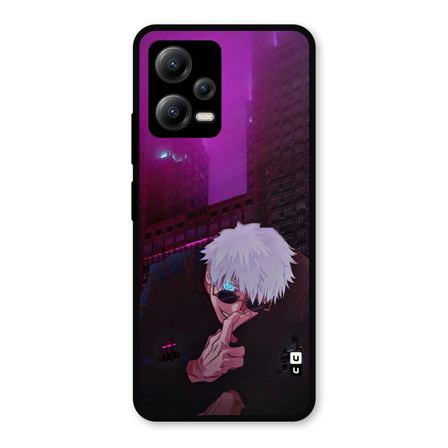 Gojo Sits Metal Back Case for Redmi Note 12 5G